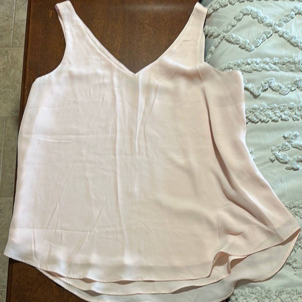 NWOT RW&CO Pink Multi-Layered Camisole